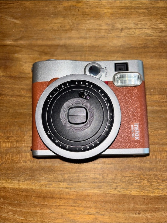 Fujifilm Other - Fujifilm Instax Mini 90 Brown and Silver Instant Camera